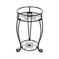 Lavish Craft Royal Black Potted Planter Stand